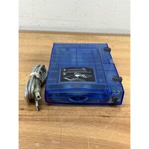 IOMEGA Zip Drive 100MB Disk External USB  Model Z100USB Blue NO CABLE PARTS